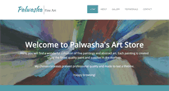 Desktop Screenshot of palwashafineart.com